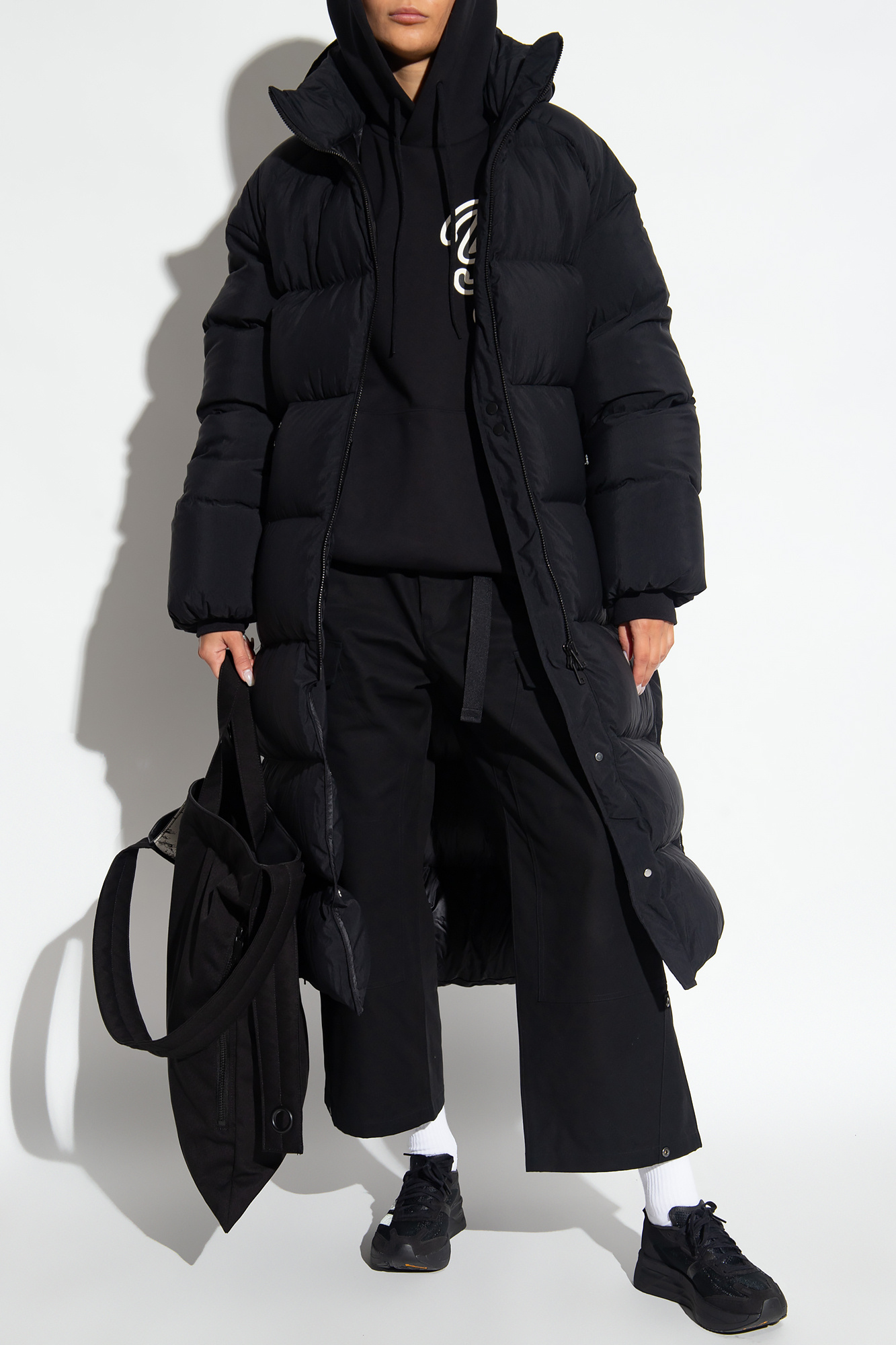 Black Long down jacket Y-3 Yohji Yamamoto - Vitkac Canada